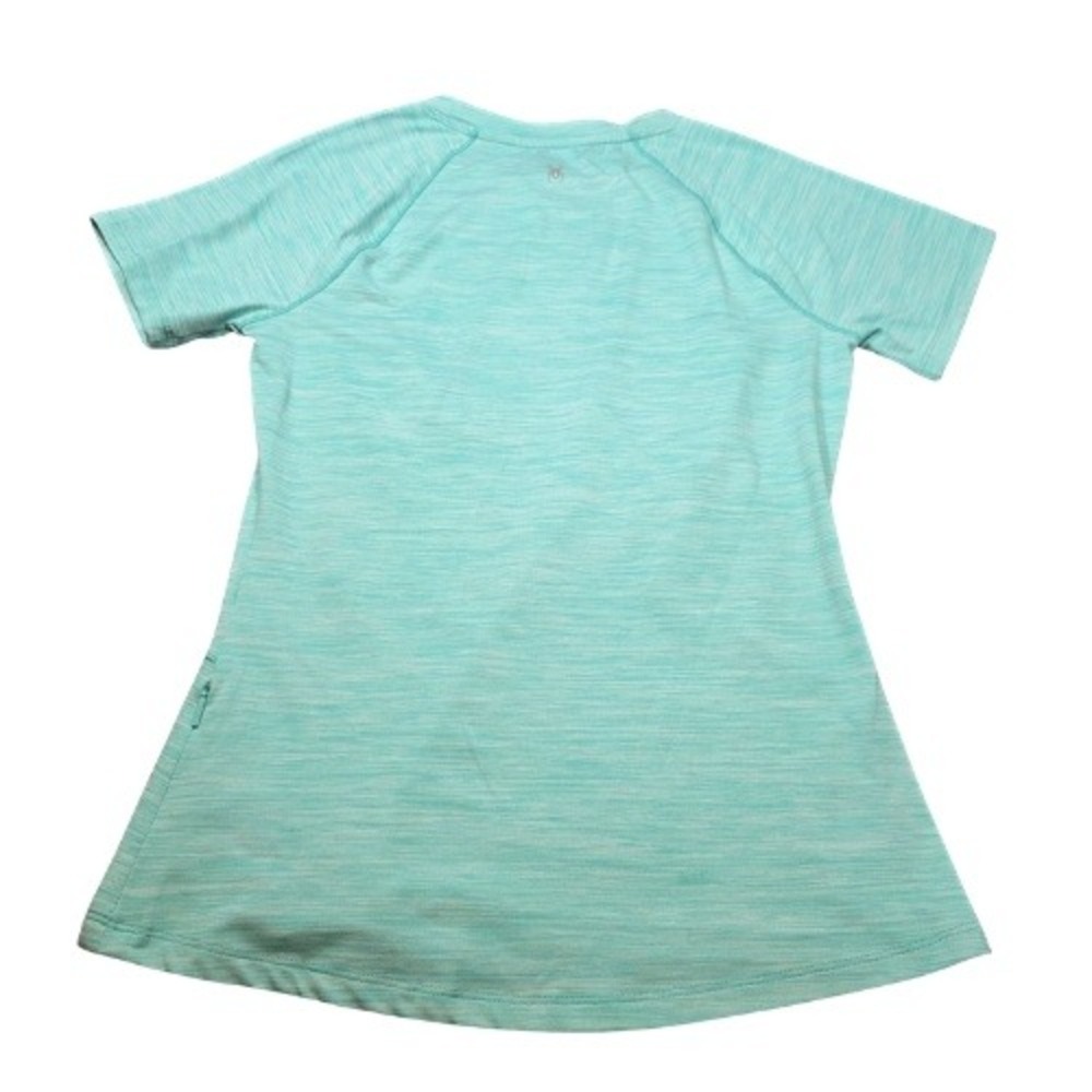 Spyder Active Womens S Space Dye Short Sleeve Performance T-Shirt Zip Pocket